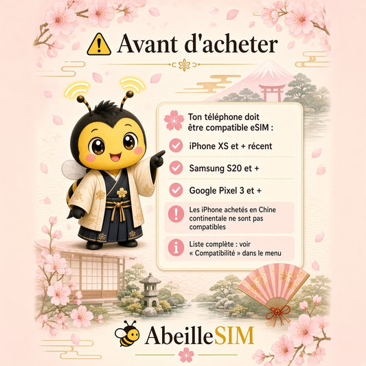 eSIM Japon 4G/5G · Dès 5,99 € · Activation 2 min