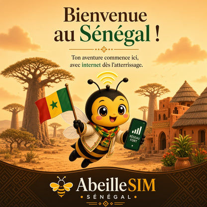 eSIM Sénégal 4G/5G · Dès 8,99 € · Activation 2 min