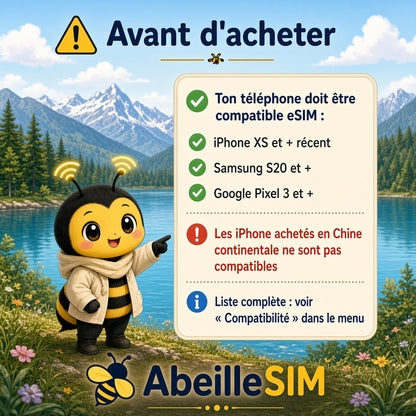eSIM Canada 4G/5G · Dès 7,99 € · Activation 2 min