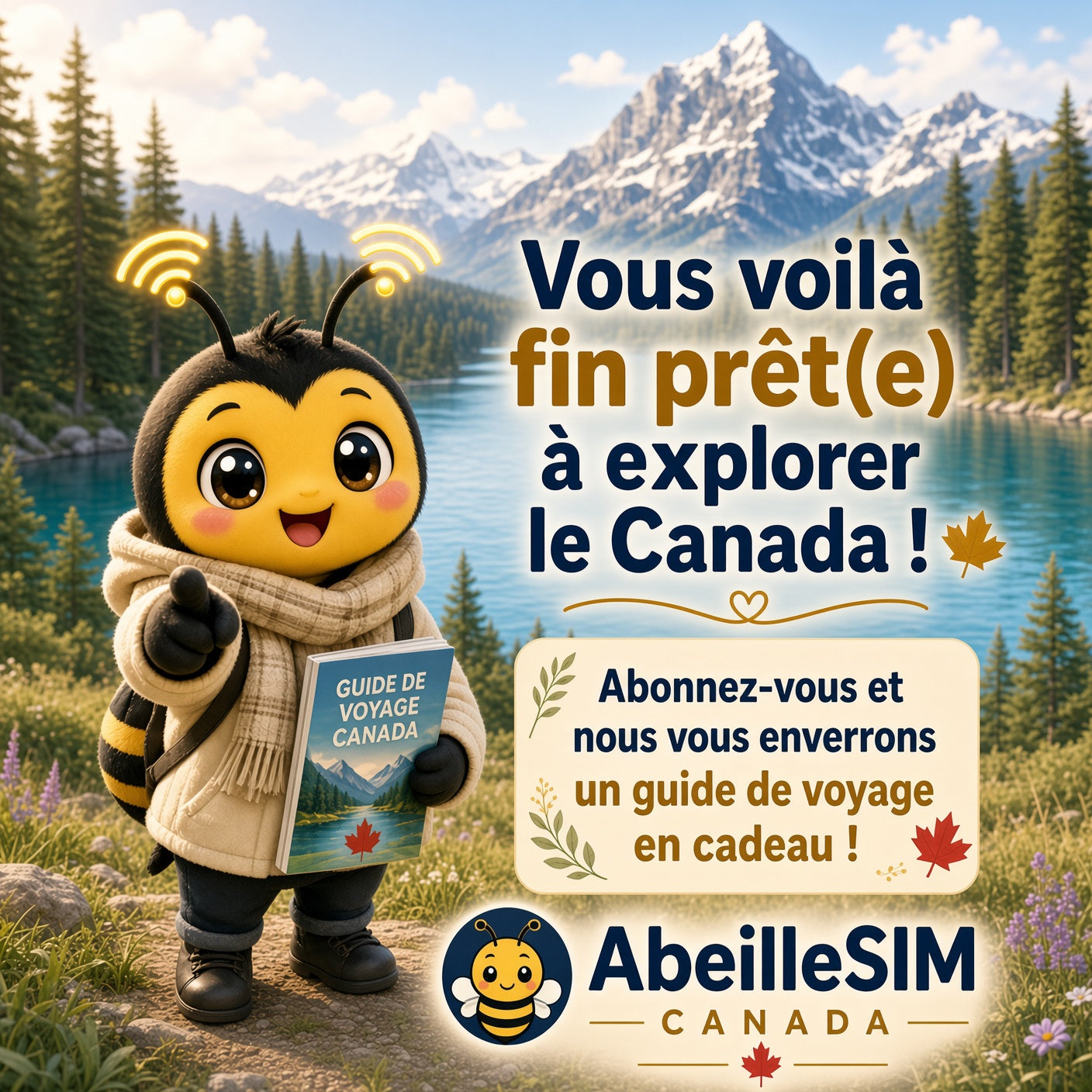 eSIM Canada 4G/5G · Dès 7,99 € · Activation 2 min