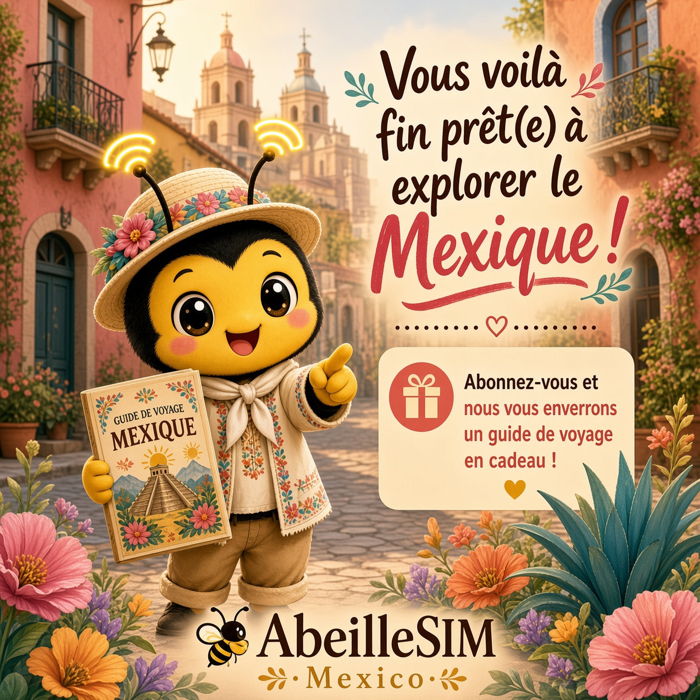 eSIM Mexique 4G/5G · Dès 6,99 € · Activation 2 min