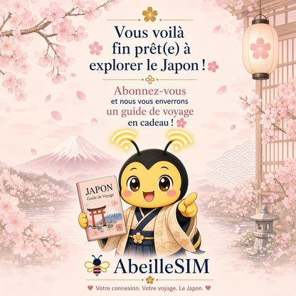 eSIM Japon 4G/5G · Dès 5,99 € · Activation 2 min