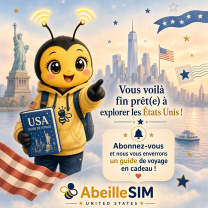 eSIM États-Unis 4G/5G · Dès 5,99 € · Activation 2 min