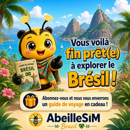 eSIM Brésil 4G/5G · Dès 8,99 € · Activation 2 min