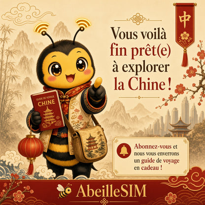 eSIM Chine 4G/5G · Dès 5,99 € · Activation 2 min